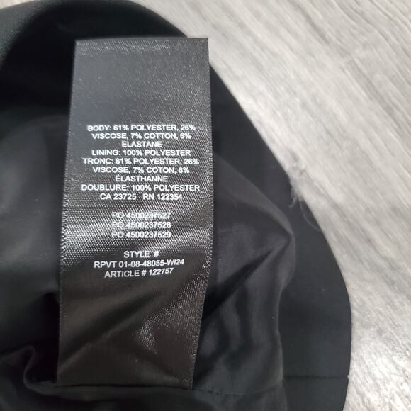 Babaton Aritzia Dress XS Black Structured Professional Classic Business Career - Picture 11 of 12